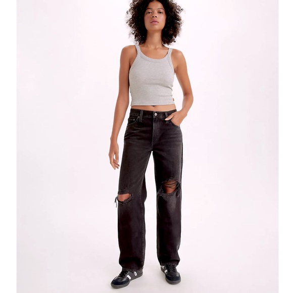 Levi's Denim - Levi’s Baggy Dad Jean Black size 25